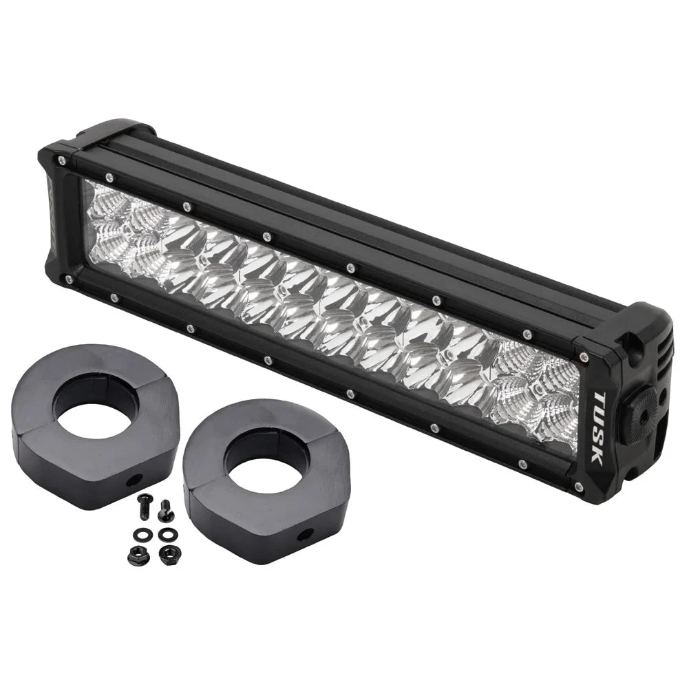 Tusk V2 LED Light Bar Kit 12" Sizetraight For YAMAHA Wolverine X4 XT-R 2020-2021