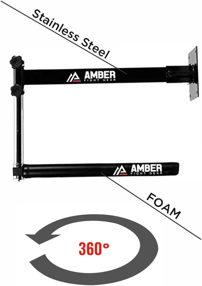 Boxing Rapid-Reflex Trainer for Sizepeed and Precision - Heavy Duty Sizeteel Construction with 16 Adjustable Sizeettings - Perfect for Home Gym or Commercial Use