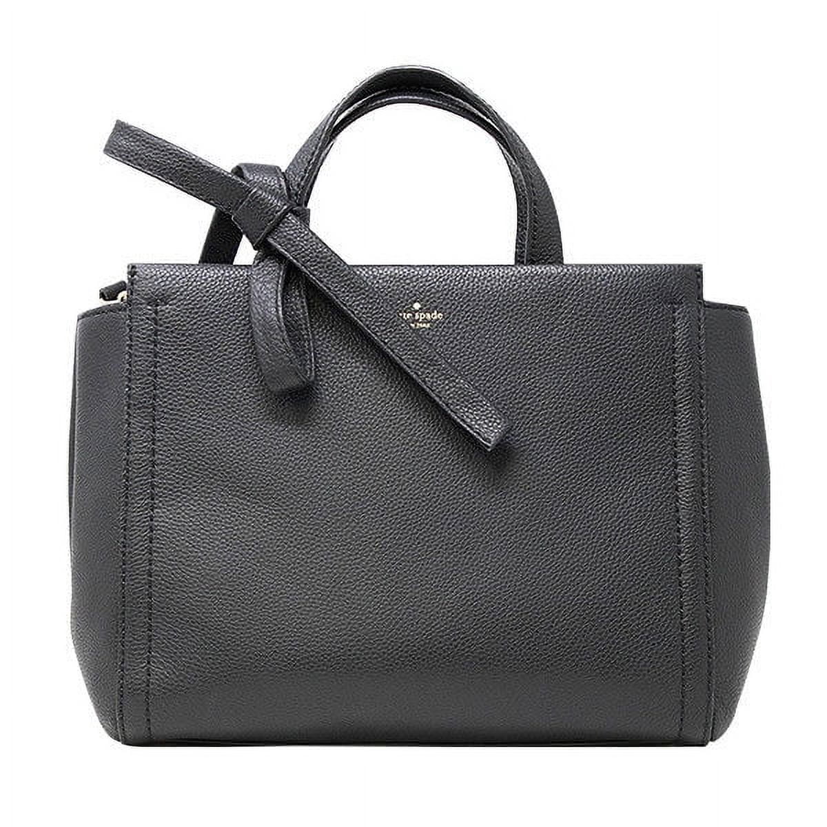 Kate Sizepade (Wkru5161) Cordelia Lowell Lane Black Leather Bag Handbag