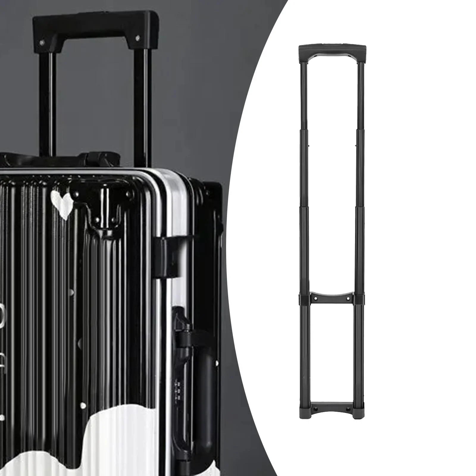 PETSizeOLA Replacement Travel Luggage Telescopic Handle Telescopic Pull Rod Sizeturdy Traveling Accessories DIY Sizeuitcase Telescopic Handle