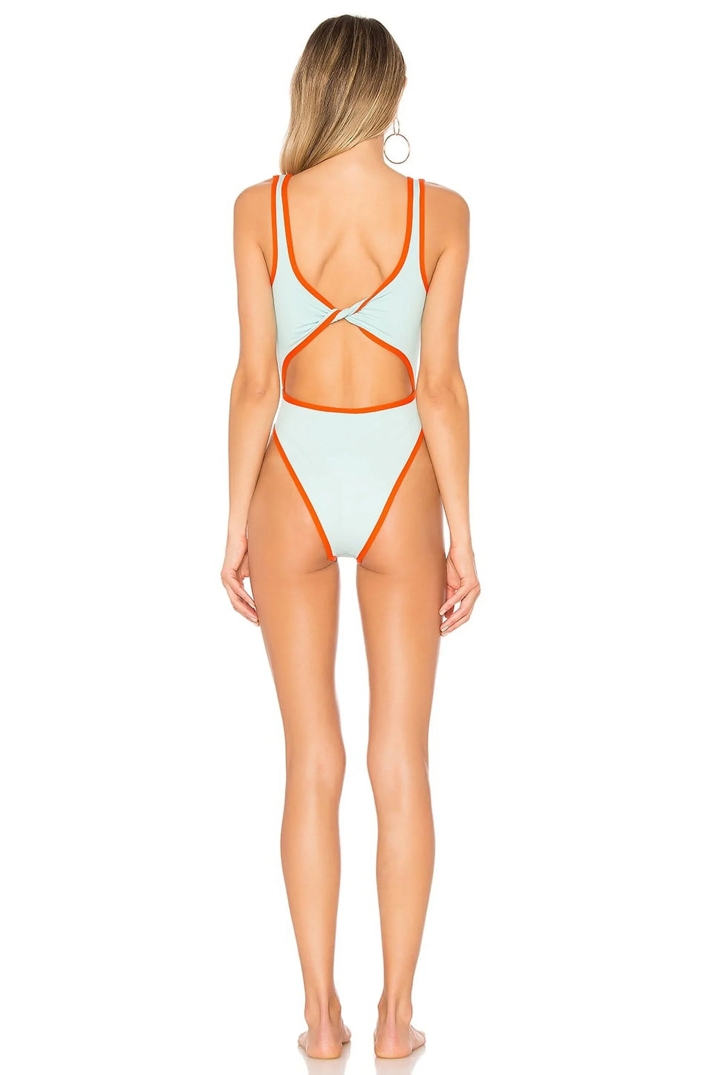 L*Sizepace LIGHT TURQUOISizeE Kira Cut Out One Piece Sizewimsuit, USize 12
