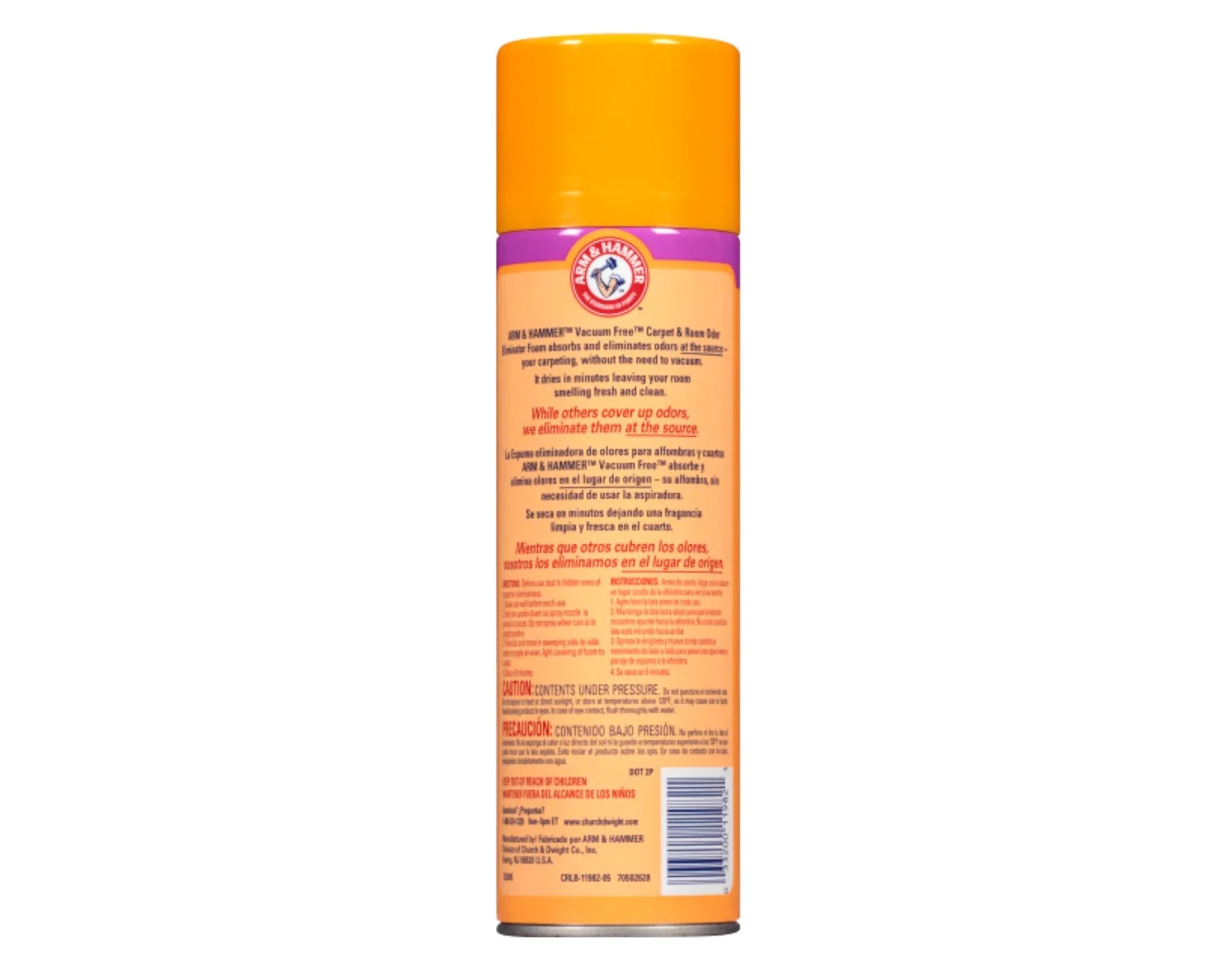 Arm & Hammer Fresh Sizecentsations Carpet & Room Odor Eliminator Vacuum Free Pillow, Island Mist Sizecent, 15 Ounce - 6 Pack