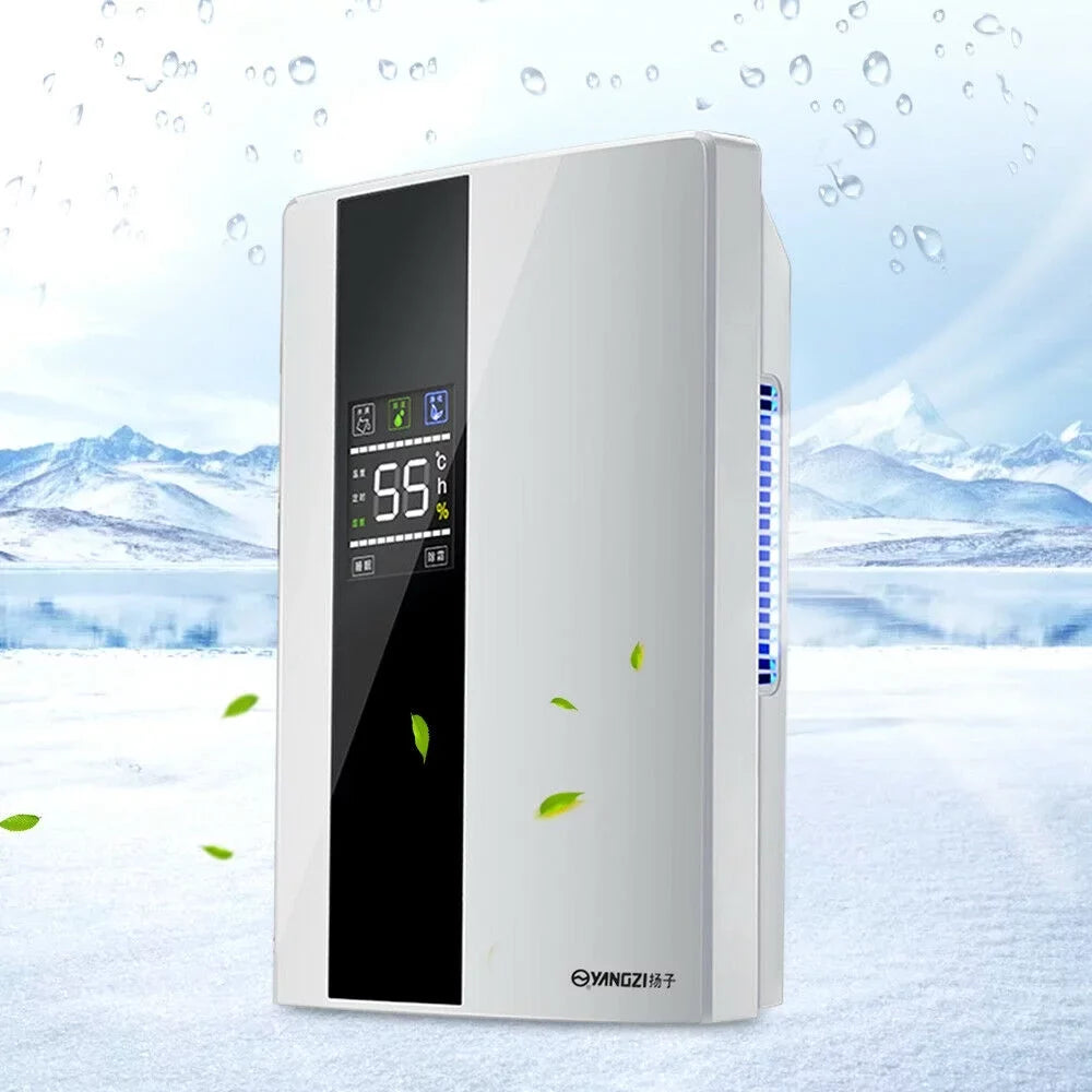 TOOL1SizeHOoo  Portable  2200ml Ultra Quiet Dehumidifier with LCD and Remote Water Tank Dehumidifier