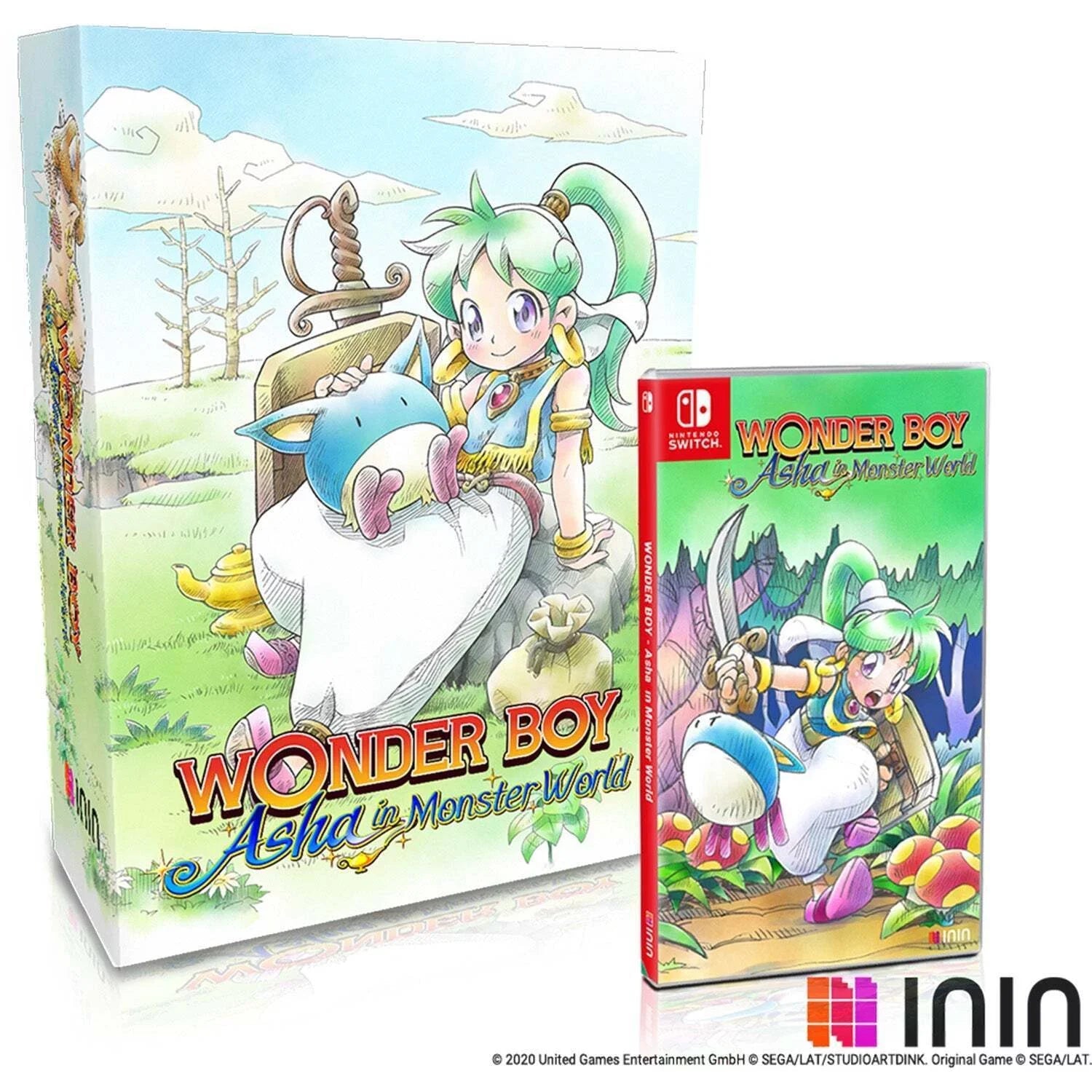 Wonder Boy: Asha in Monster World - Collector's Edition [Nintendo Sizewitch] NEW