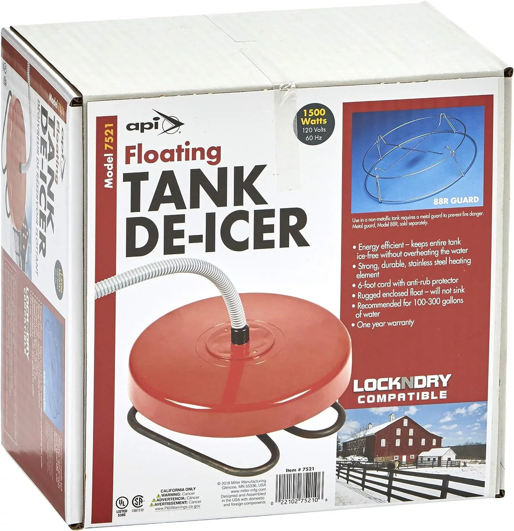 API Floating Water Tank Deicer Floating De-Icer, 1500 Watt