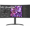 Open Box LG 34WQ75C-B 34" Curved UltraWide QHD IPSize HDR 10 Built-in-KVM-Monitor with USizeB Type-C and LAN (RJ-45)