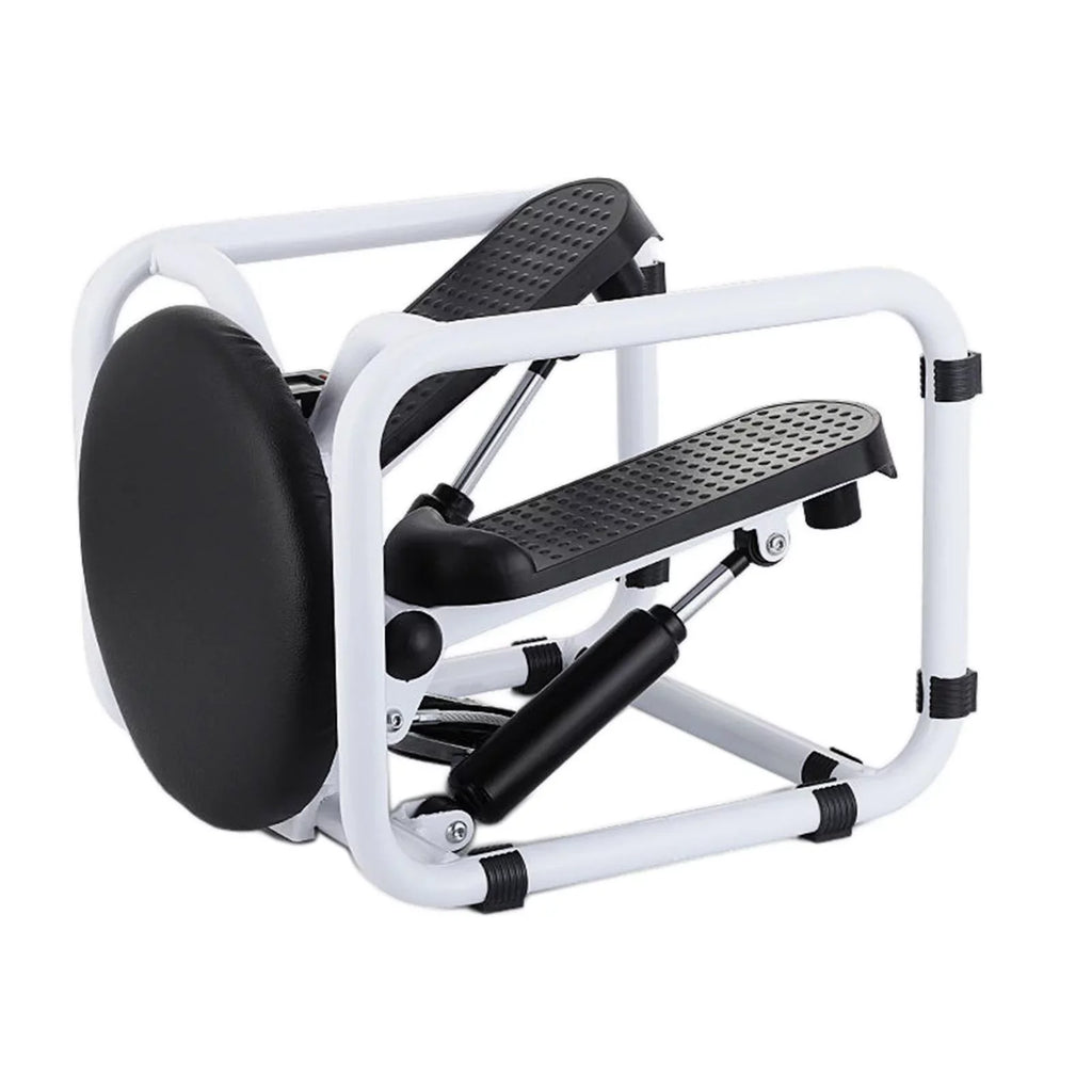 ,multifunctional fitness stepper workout home,electronic display exercise s,stepping machine mute fitness stainless steel,household leg arm full body Black