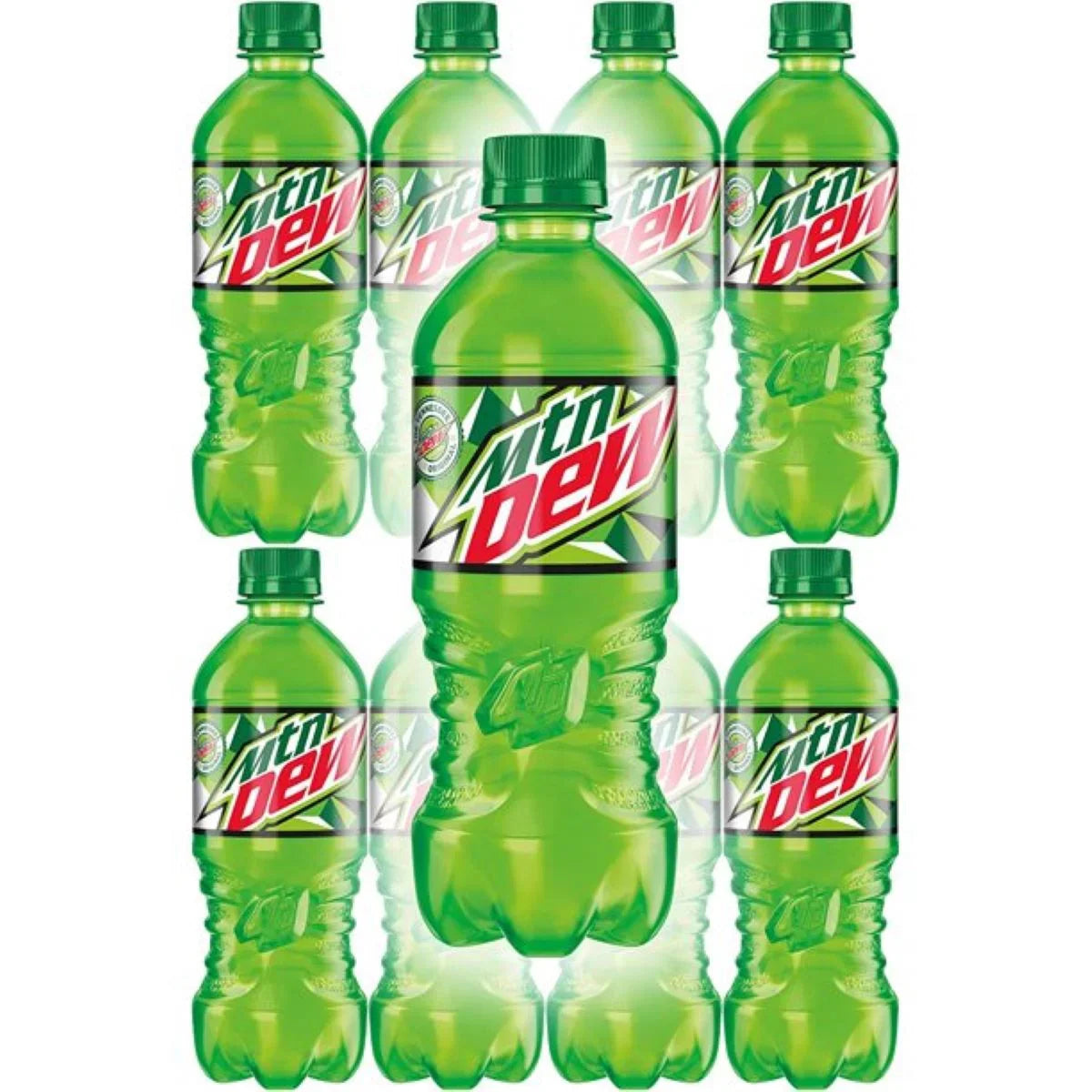 Mountain Dew Sizeoda Pop 20oz Bottles, Quantity of 8