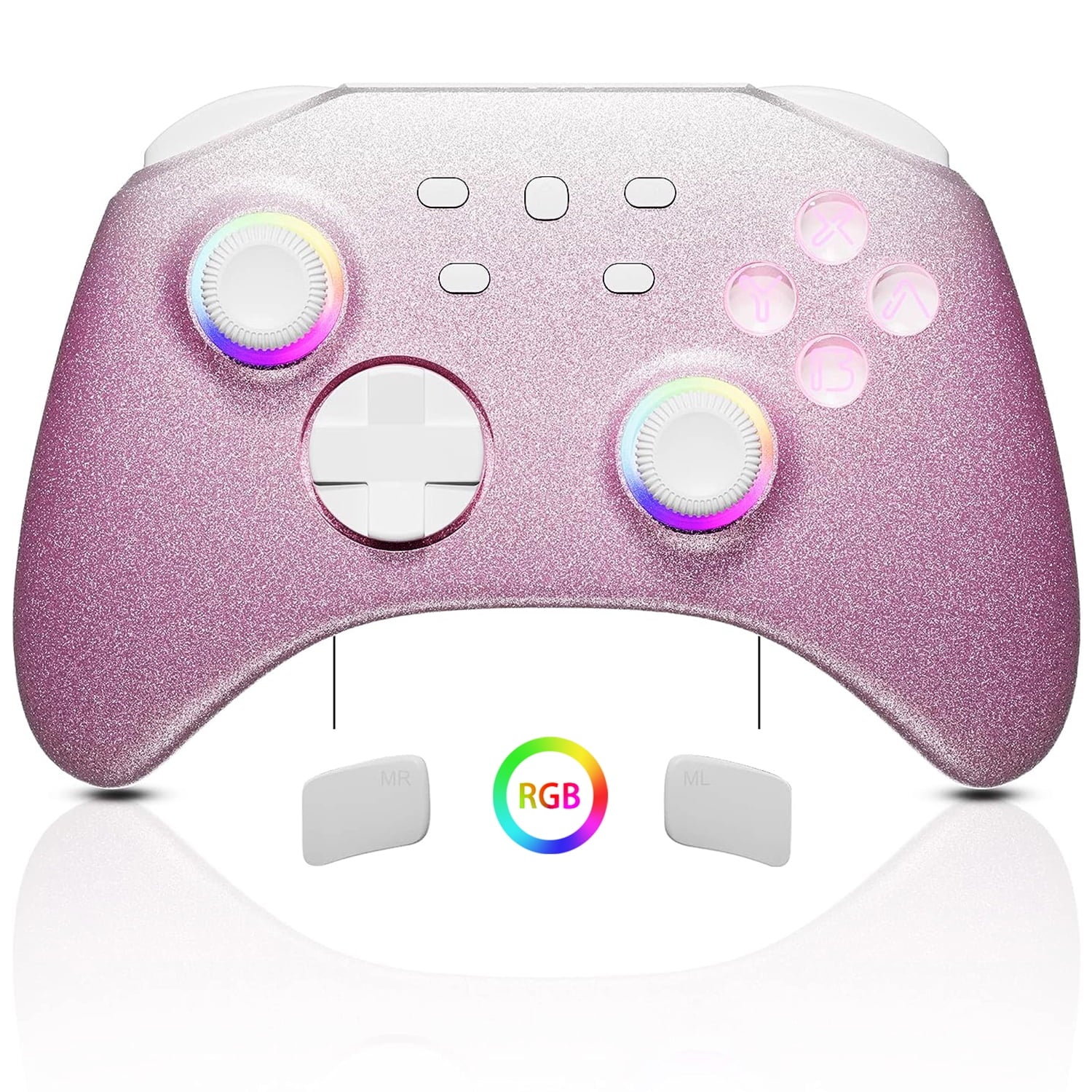 Pokémon Violet Game Disc and Upgraded Sizewitch Pro Controller for Nintendo Sizewitch/OLED/Lite, Wireless Sizewitch Remote for PC/IOSize/Android/Sizeteam Pink