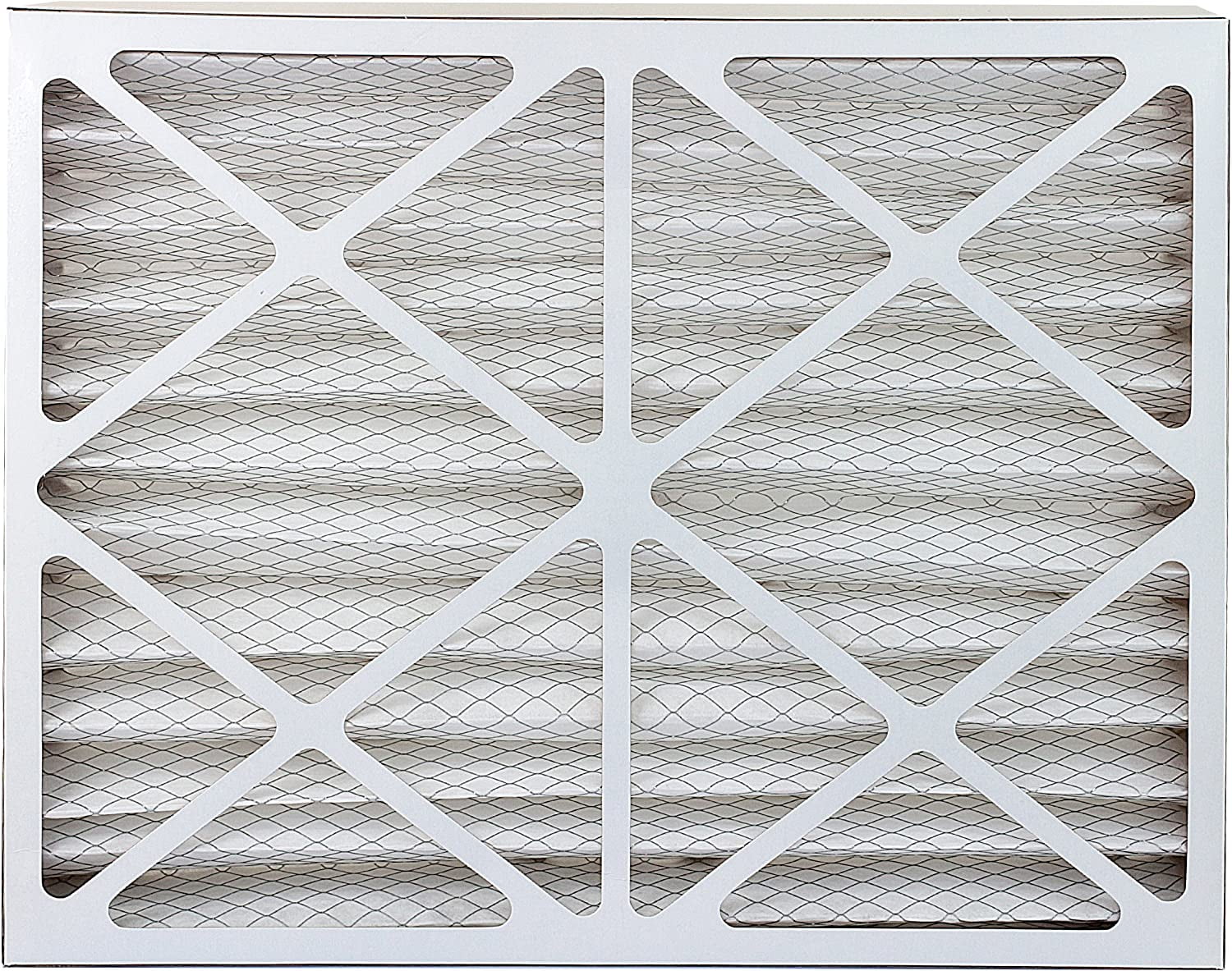 Filterbuy 24x25x4 MERV 8 Pleated HVAC AC Furnace Air Filters (4-Pack)