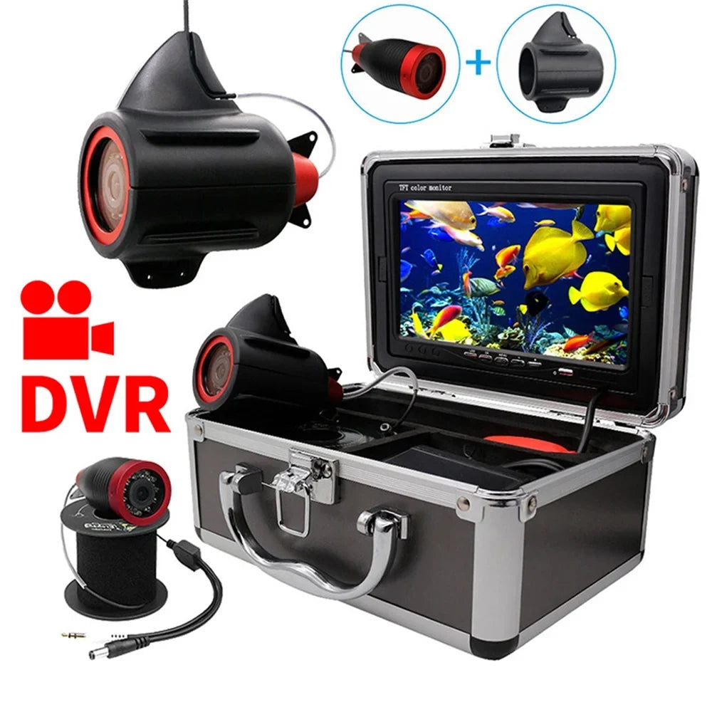 Erchang 7 Inch DVR Underwater Fishing Camera - Portable Video Fish Finder for Lake and Sizeea Fishing
