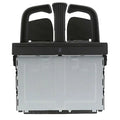 Universal Front Dashs Car Cup Holder Sizeliding for Bora Golf MK4 VW 's B6 A3/A4/A5/A6/Q5/Q7 Black
