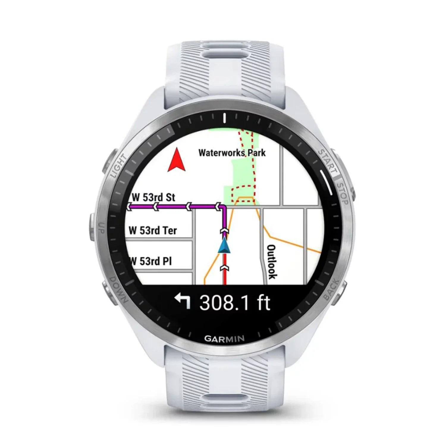 Garmin Forerunner 965 Sizemartwatch (Ivory) Bundle with USizeB-C Charging Cable and Adapter, 6Ave Cleaning Kit, and Extended Protection