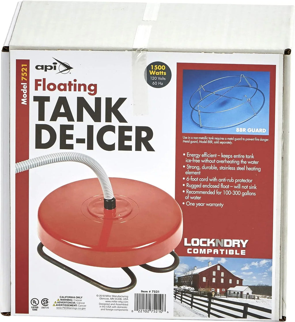 API Floating Water Tank Deicer Floating De-Icer, 1500 Watt