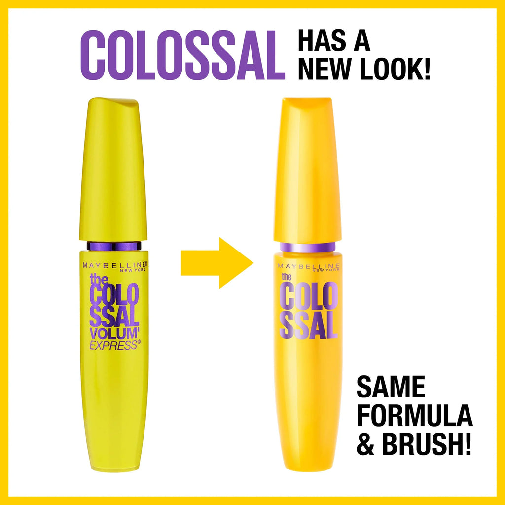 Maybelline The Colossal Volum, Express Mascara, Classic Black [231], 1 Ea (Pack Of 5)